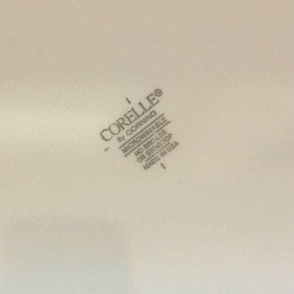 Vintage Corelle Blue Friendship Floral Flowers 12.25" Oval Serving Platter - Picture 4 of 4